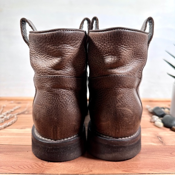 Brunello Cucinelli Leather Ankle Boots Booties Size 39 - Picture 5 of 10